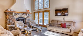 Three-story lakefront home with lake views, wood fireplace, high-speed WiFi, W&D