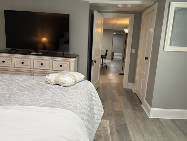 1 bedroom, iron/ironing board, travel cot, free WiFi