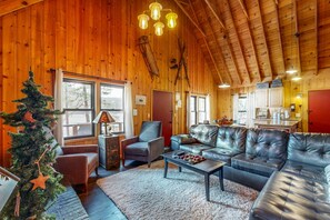 TV, fireplace, offices