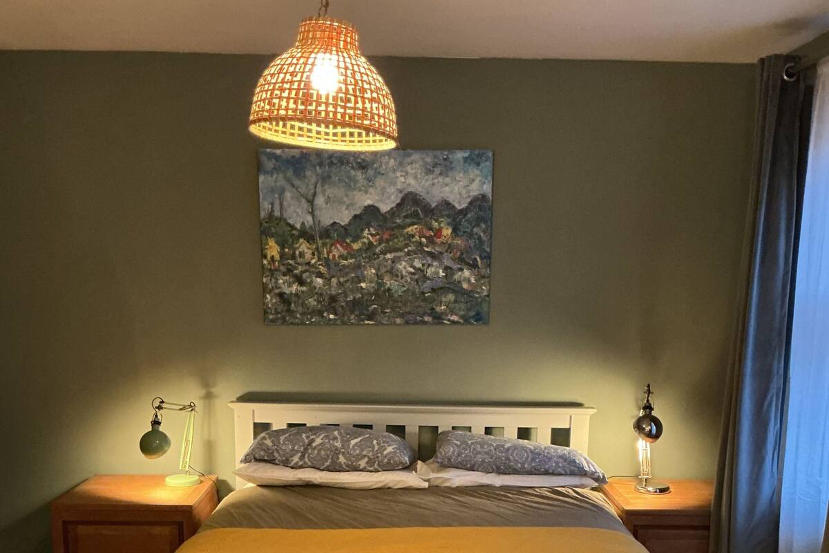 룸, 침실 1개, 산 전망