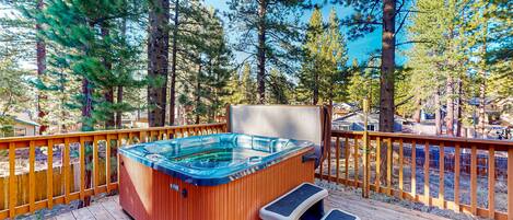 Bain à remous extérieur