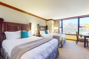 Iron/ironing board, WiFi, bed sheets - Everline Resort & Spa Ski-in-ski-out condo with elevator, pool, hot tub, & spa (Olympic Valley)