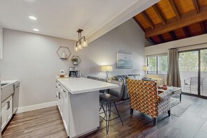 Interior - Beautifully Updated Studio Condo with Private Beach/Pier, Pool, Spa (South Lake Tahoe)