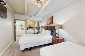 Desk, iron/ironing board, WiFi, bed sheets - Come for the lake and stay for the pools, hot tubs, sauna & fireplace (South Lake Tahoe)