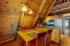 Dining - Tranquil Family-Friendly A-Frame Cabin with Big Backyard, Deck, & Gas Grill (South Lake Tahoe)