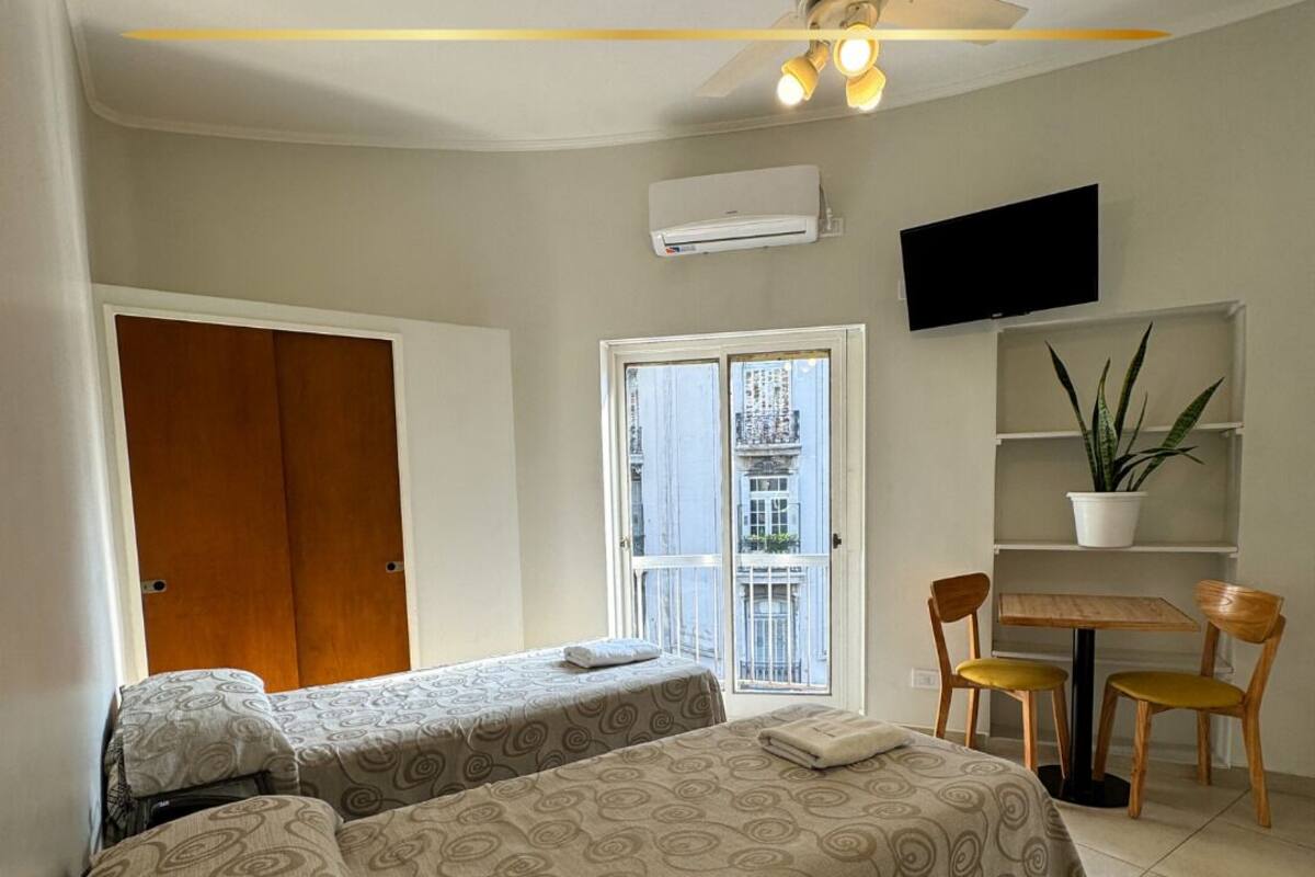 Twin Room, Balcony, City View