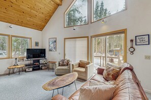 TV, DVD player, offices - Cozy, dog-friendly getaway with wood stove & washer&dryer (Soda Springs)