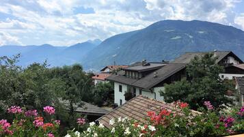 Vue depuis lâhĂ©bergement