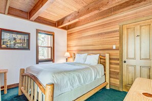 Iron/ironing board, WiFi, bed sheets - Dog-Friendly Mountain Getaway Near the Slopes with Private Balcony & Rec Center (NorthStar-Truckee)