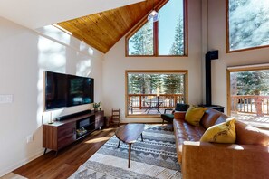 Fernseher, Kamin, Arbeitsbereiche
