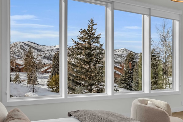 Interior - Wow factor, mountain views, private hot tub, fireplace, fire pit & walk to lifts (Park City)