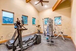Fitness facility - Mountain retreat with fireplace, hot tub, pool, & fitness room (Park City)