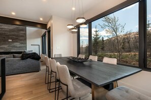 Dining - Updated home with a private hot tub, fireplace, & mountain views - dog friendly (Park City)