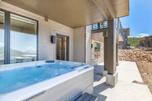 Terrace/patio - Townhouse in Hideout with hot tub (Hideout)