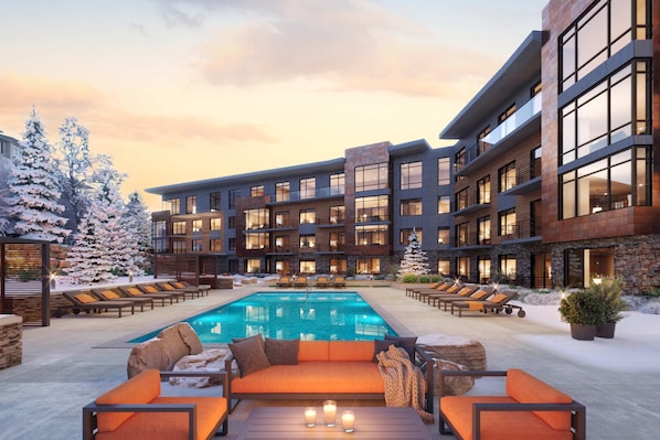 Pool - Ski-In, Ski-Out Dream - Resort Pool & Hot Tub, Luxe Amenities & Modern Flair (Park City)