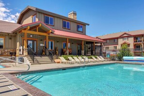 Pool - Contemporary Home with Private Hot Tub, Fireplace, Garage Parking, & Shared Pool (Park City)