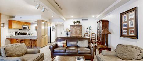 TV, fireplace, DVD player, offices