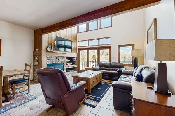 TV, fireplace, DVD player