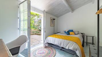 Comfort-Ferienhaus, 2 Schlafzimmer, Terrasse, Gartenblick