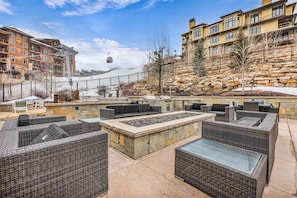 Terrace/patio - Premier Ski-in/Out Luxury Retreat w/Views & Hot Tub (Park City)
