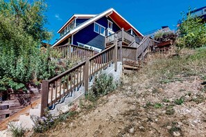 Exterior - Lower-level home near Main St with private hot tub, patio, ski & mtn views (Park City)