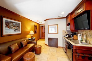Microwave, stovetop, dishwasher, coffee/tea maker - ski-in - ski-out Condo with Shared Hot Tubs & Pool, High-Speed WiFi, & Central AC (Park City)