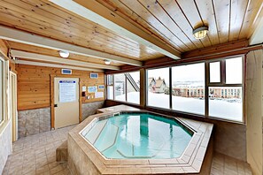 Pool - Ski-in - ski-out condo with fireplace, pool, hot tub & sauna - walk to eateries (Park City)