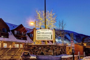 Exterior detail - Cozy studio in the village with WiFi & easy slope access (Park City)