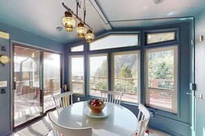 Dining - Coastal retreat with ocean views, patio, WiFi, streaming (Brookings)
