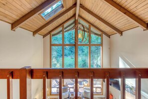 Interior - Creekside home with hot tub, deck, & great woodland views (Rhododendron)