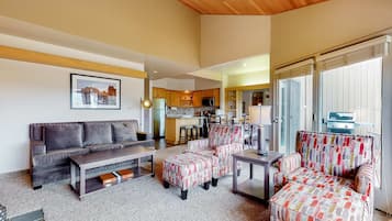 TV, fireplace, DVD player