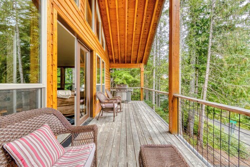 Charming home with hot tub, fireplace & W&D -  in great Government Camp location