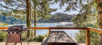Dog-friendly lakefront home w/ convenient location & private deck