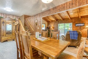 Interior - Serene Cottage on the River with Firepit, Deck, and Bunk Room (Rhododendron)
