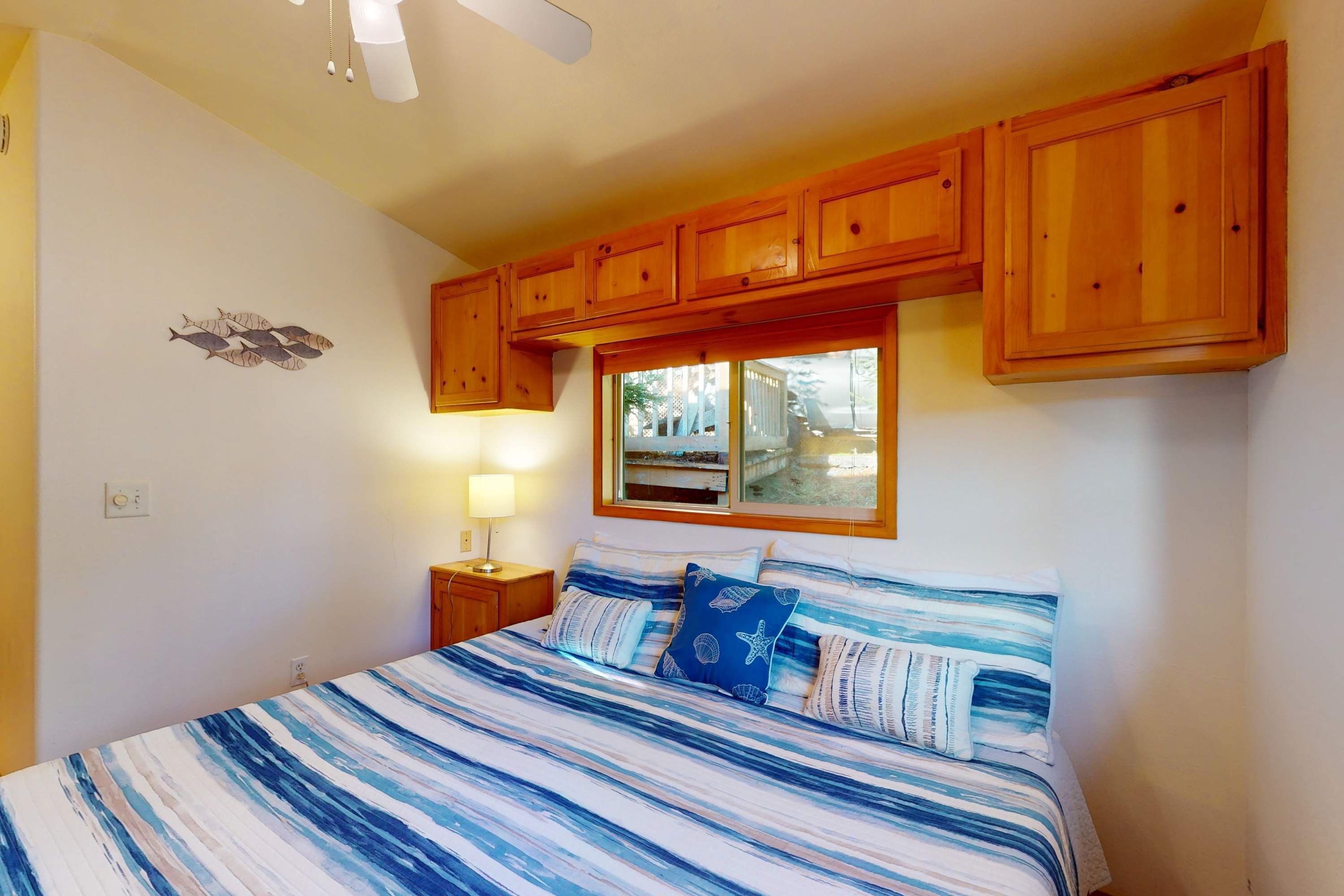 2 bedrooms, iron/ironing board, travel crib, WiFi