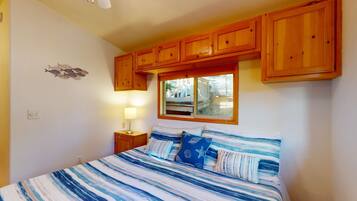 2 bedrooms, iron/ironing board, travel crib, WiFi