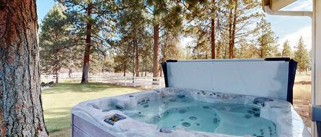 Bain à remous extérieur