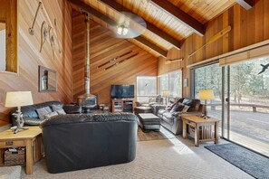 Fernseher, Kamin, DVD-Player, Arbeitsbereiche