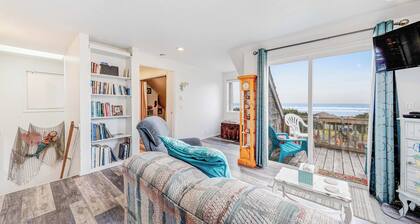 Whimsical Oceanview Home with Private Hot Tub & Nearby Beach Access - Dogs OK