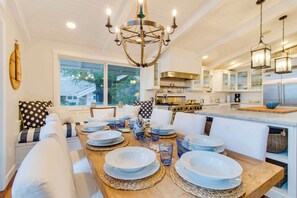 Dining - Elegant Home with Game Room, Gourmet Kitchen, & Deck with Ocean View (Cannon Beach)