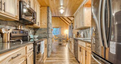 Charming, riverfront cabin with fireplace - dog-friendly