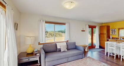 Inviting dog-friendly studio with gas grill, Wi-Fi and washer/dryer