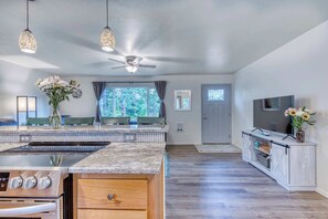 Private kitchen - Single-level, dog-friendly home w/ private fenced-in yard & easy beach access (Bandon)
