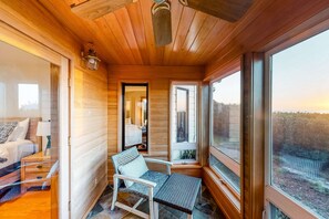 Interior - Dog-friendly home with ocean views, high-speed WiFi, and wood-burning fireplace (Bandon)