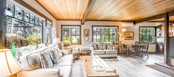 Dog-friendly, oceanfront home just a stroll from the beach and shopping & dining