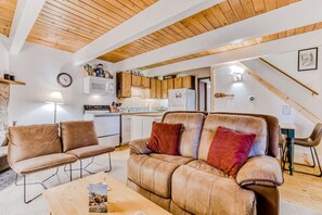 TV, fireplace, DVD player, stereo