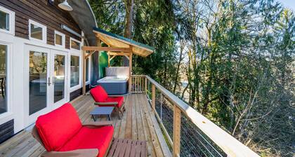 Unique, Dog-Friendly, Riverfront Cottage with Free WiFi, Views, & Hot Tub