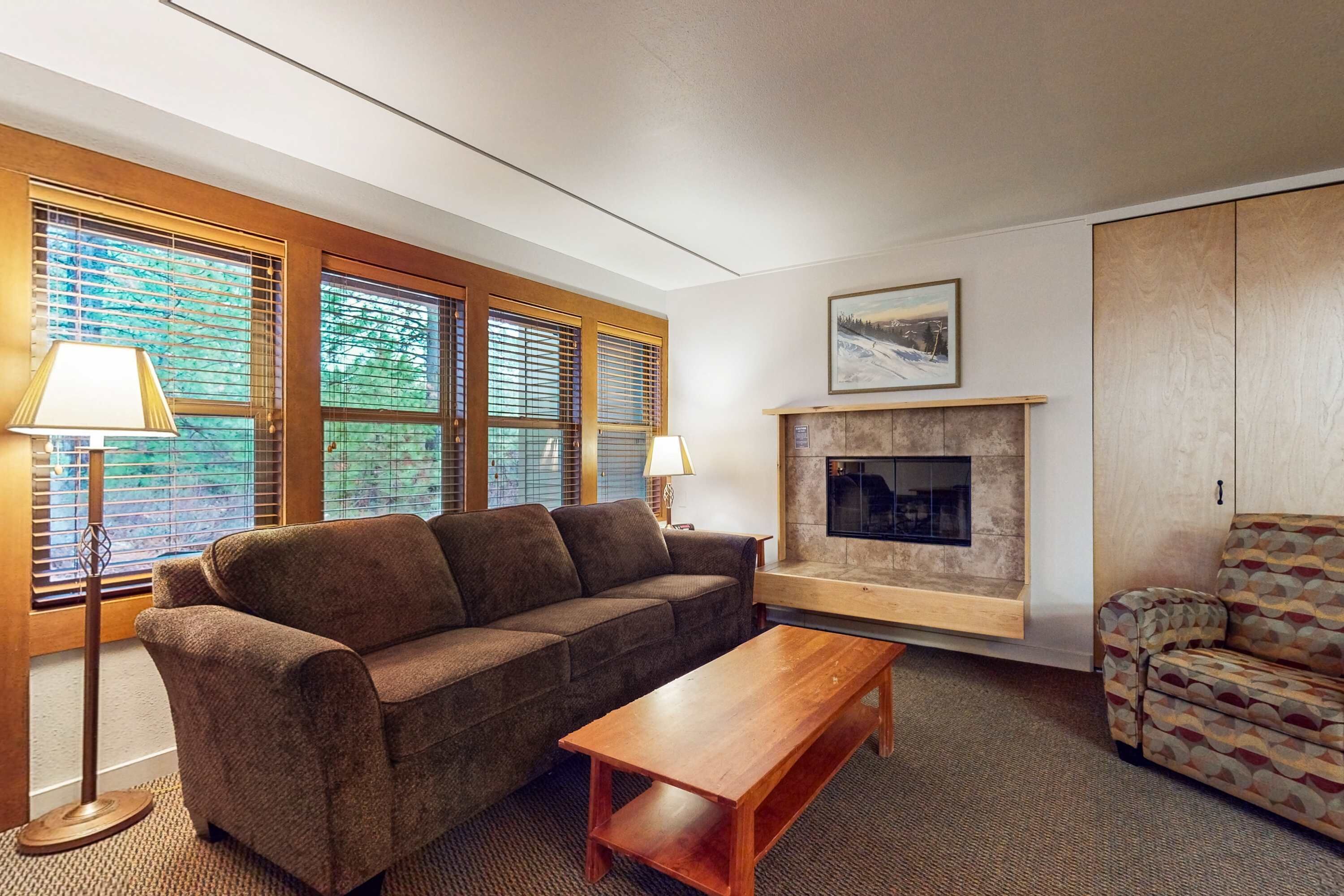 TV, fireplace, DVD player
