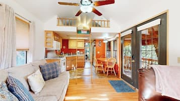 TV, DVD player, offices