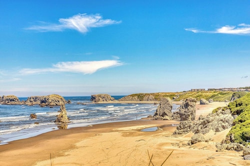 Spacious home only 1 block from beach & across the street from horseback riding